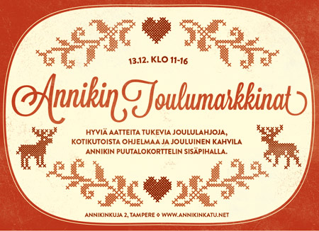 Annikin joulumarkkinat 14.12.2013